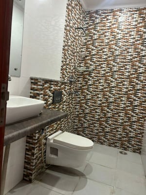 Bathroom in 3 BHK Builder Floor at NDA Rail Vihar, Sector 33 – for Rent