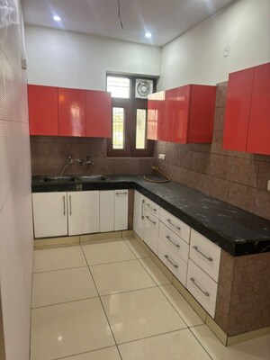 Kitchen in 3 BHK Builder Floor at NDA Rail Vihar, Sector 33 – for Rent