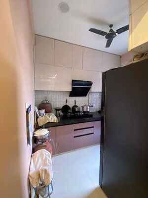 Kitchen in 1.5 BHK Apartment at Sheth Zuri, Laxmi Nagar – for Rent