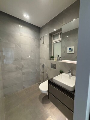 Bathroom in 1 BHK Apartment at Ashford Regal, Bhandup West – for Sale