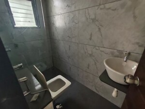 Bathroom in 3 BHK Apartment at Baner – for Rent