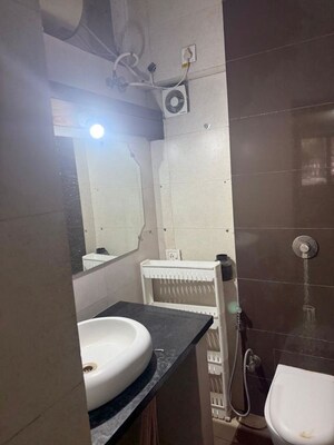 Bathroom in 2 BHK Apartment at Suryamukhi Garden Apartment, Vittal Mallya Road – for Rent