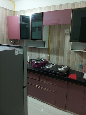 Kitchen in 1.5 BHK Apartment at Sheth Zuri, Laxmi Nagar – for Rent