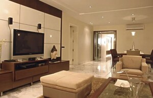 Living Room in 4 BHK Apartment at PR Soham Apartments, Walkeshwar – for Sale