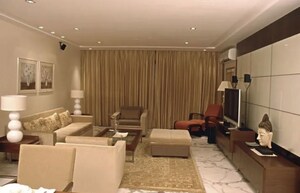 Living Room in 4 BHK Apartment at PR Soham Apartments, Walkeshwar – for Sale