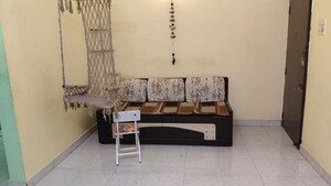 Living Room in 1 BHK Apartment at Shriram Nagar CHS, Aundh – for Rent