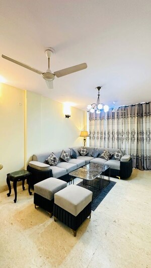 Living Room in 3 BHK Builder Floor at Hauz Khas – for Rent