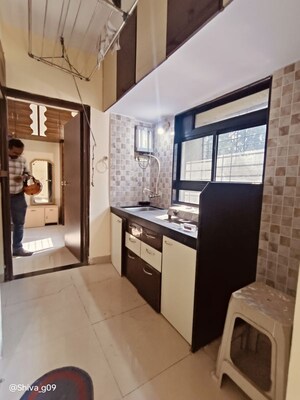 Kitchen in 1 BHK Apartment at Vrindavan CHS Worli, Worli – for Rent