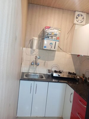 Kitchen in 1 RK Builder Floor at East Of Kailash – for Rent