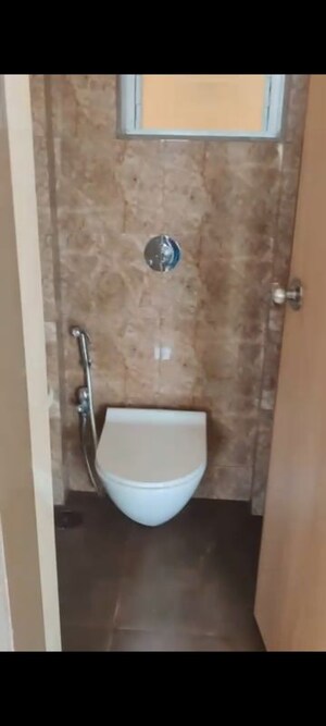 Bathroom in 1 BHK Apartment at Harshail Hornbill, Malad West – for Rent