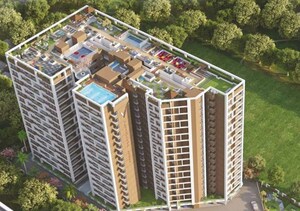 3 BHK Apartment – Exterior View View at Chaandrai Valeentina Tower, Vadgaon Budruk - for Sale