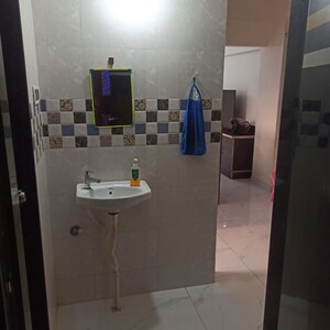 Bathroom in 2 BHK Apartment at Kwality Mrudang Residency, Tathawade – for Rent