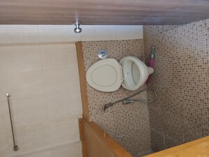 Bathroom in 3 BHK Apartment at Park Express, Baner – for Rent
