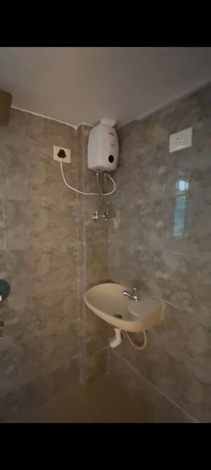 Bathroom in 1 BHK Apartment at Kshitij CHS, Goregaon East – for Rent