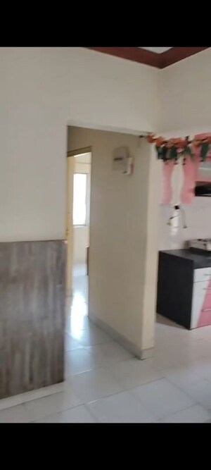 Living Room in 1 BHK Apartment at Soham Parijat Gardens, Ghodbunder Road – for Rent