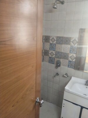 Bathroom in 3 BHK Builder Floor at Kalkaji – for Rent