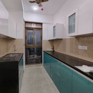 Kitchen in 1.5 BHK Apartment at Runwal Bliss Wing E, Kanjurmarg East – for Rent