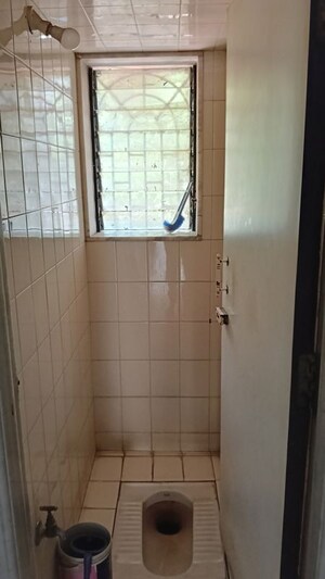 Bathroom in 1 BHK Apartment at Pragati Sankul CHS, Dombivli West – for Rent