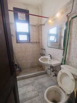 Bathroom in 2 BHK Builder Floor at Green Park – for Rent