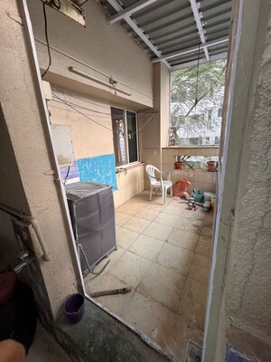 Balcony in 2 BHK Apartment at Punyadham Society, Wadgaon Sheri – for Rent