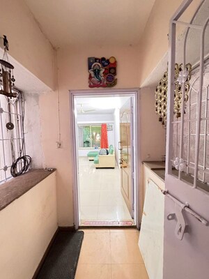 Building Lobby in 2 BHK Apartment at Punyadham Society, Wadgaon Sheri – for Rent