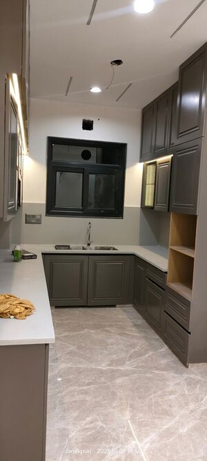 Kitchen in 3 BHK Builder Floor at Janakpuri – for Sale