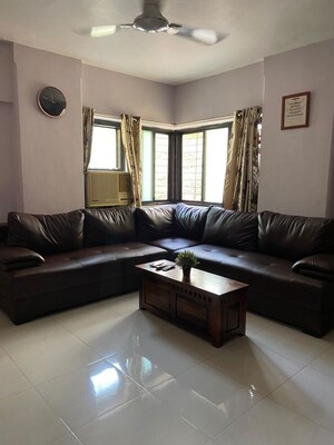 Living Room in 2 BHK Apartment at Khimawat Bhavan CHS, Andheri East – for Rent