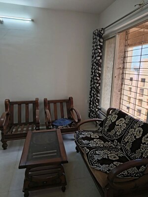 Living Room in 1 BHK Apartment at Puranik City, Kasarvadavali – for Rent