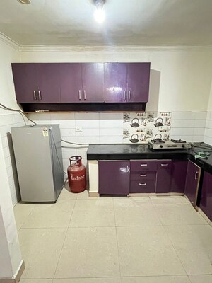 Kitchen in 1 RK Builder Floor at DLF The Icon, Dlf Phase V – for Rent