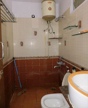 Bathroom in 2 BHK Apartment at SLV & Priyanka Paradise, Murugesh Palya – for Sale