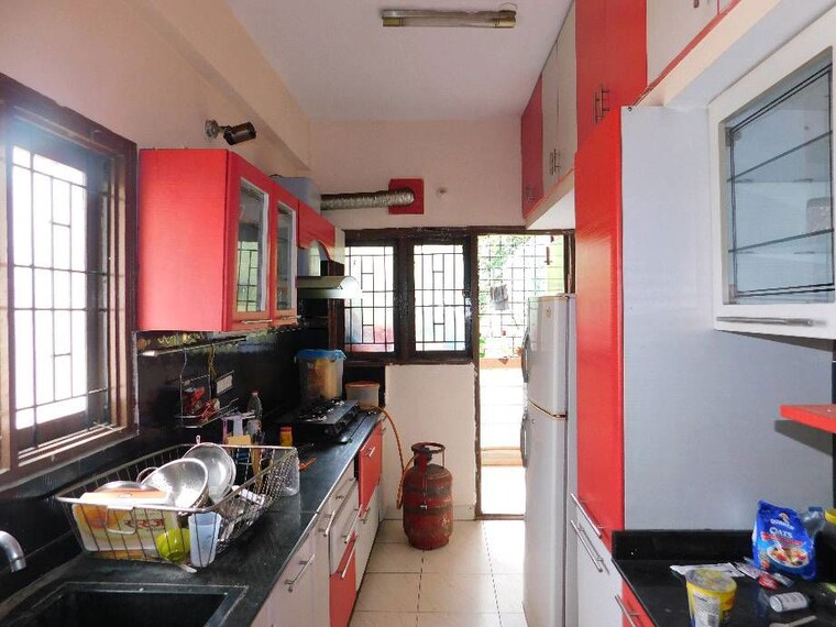 Kitchen, slv-priyanka-paradise 2 Bedroom 1385 Sq.Ft. Apartment In Murugesh Palya Bangalore 10142811