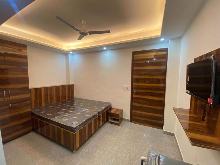 Bedroom, sector 45 1 RK 600 Sq.Ft. Builder Floor In Sector 45 Gurgaon 10150969