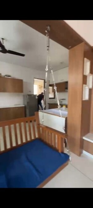 Kitchen in 3 BHK Apartment at Basil Skyline, Tragad – for Rent