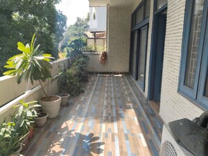 Balcony in 3 BHK Builder Floor at Panchsheel Enclave – for Rent