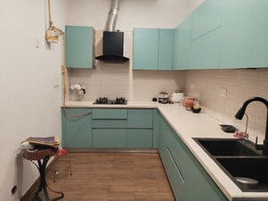 Kitchen in 3 BHK Builder Floor at Panchsheel Enclave – for Rent