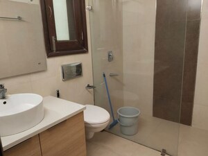 Bathroom in 3 BHK Builder Floor at Panchsheel Enclave – for Rent