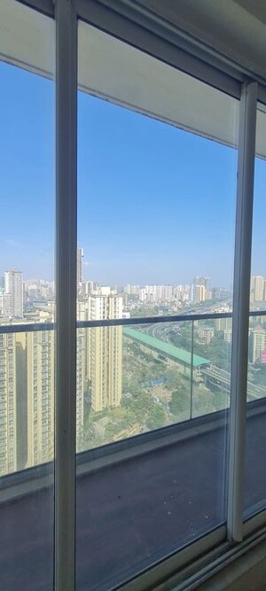 Balcony in 4 BHK Apartment at Sheth Avalon, Laxmi Nagar – for Rent