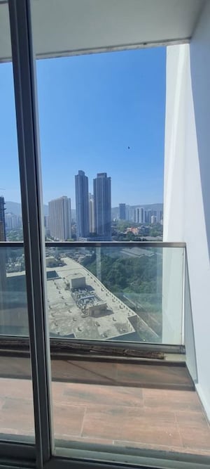 Balcony in 4 BHK Apartment at Sheth Avalon, Laxmi Nagar – for Rent