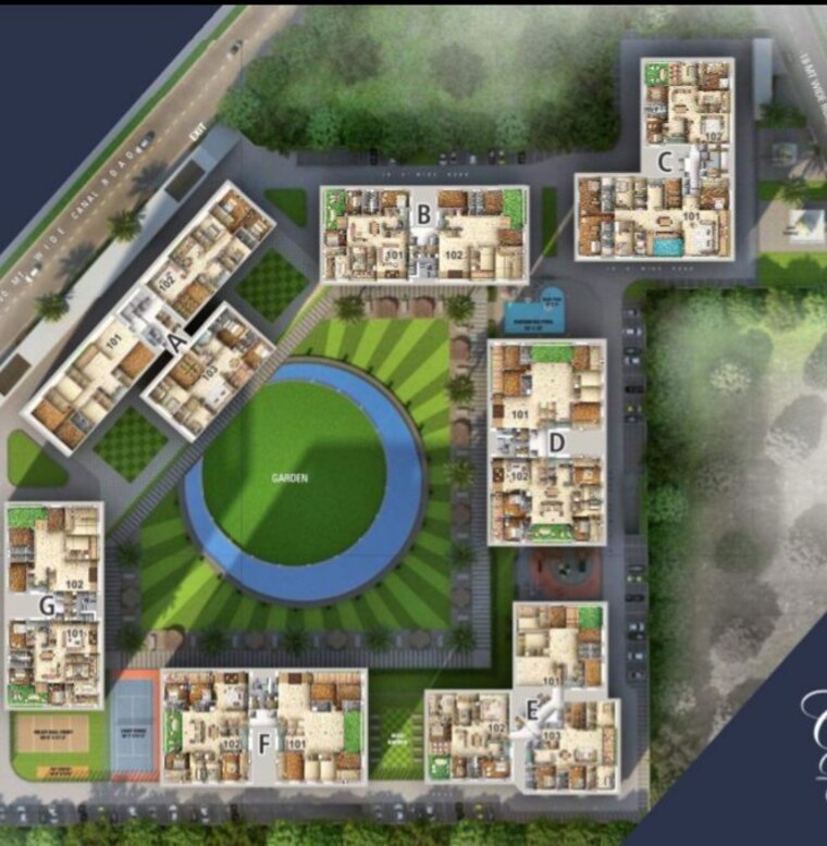 Master Plan, vesu 6 Bedroom 9500 Sq.Ft. Apartment In Vesu Surat 10151035
