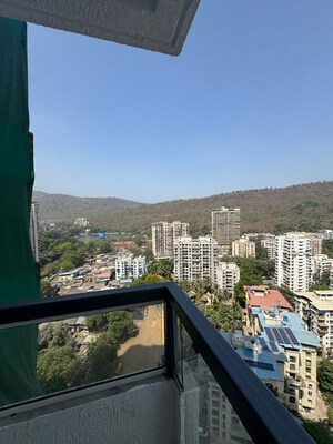 Balcony in 3 BHK Apartment at Damji Shamji Mahavir Spring Tulip Phase 1, Pokhran Road No Two – for Sale
