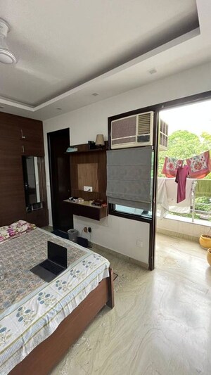 Bedroom in 2 BHK Builder Floor at Kalkaji – for Rent