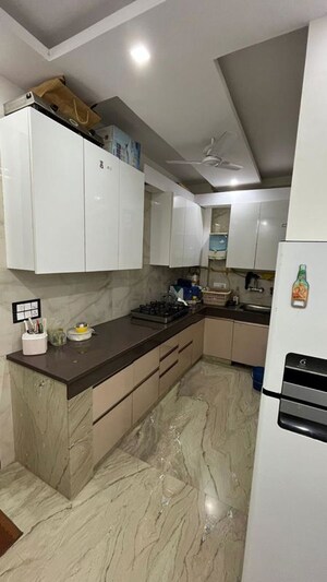 Kitchen in 2 BHK Builder Floor at Kalkaji – for Rent