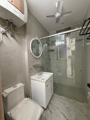 Bathroom in 3 BHK Builder Floor at Kalkaji – for Sale