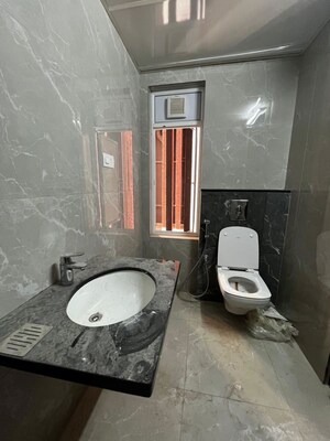 Bathroom in 3 BHK Apartment at Aparna Zenon, Puppalaguda – for Rent