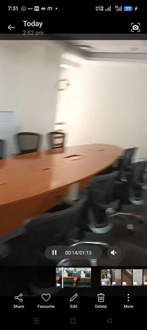 Team Area in  Office Space at AA Residency Vasanth Nagar, Vasanth Nagar – for Rent