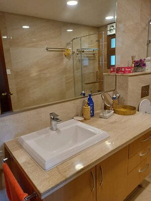 Bathroom in 4 BHK Penthouse at Sterling Brunton, Mg Road – for Rent