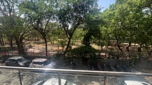 Balcony in 1.5 BHK Builder Floor at Sector 12 – for Rent