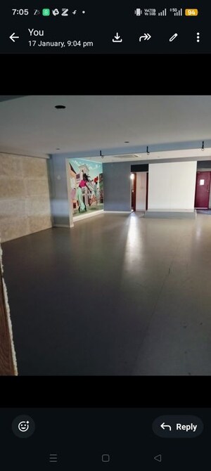 Floor Plan in  Showroom at Embassy Icon, Infantry Road – for Sale