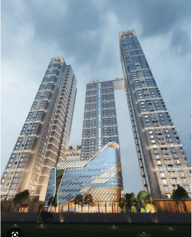 3 BHK + Pooja Room Apartment For Sale in The Trilight