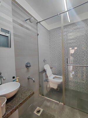 Bathroom in 2 BHK Apartment at Solitaire Heights, Malad West – for Rent